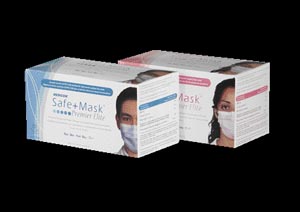 Mask Face Earloop Anti-Fog with Shield Teal Premier Elite™ ProShield ASTM Level 3 (25/BX 4BXS/CS) by Medicom, Inc.  ID 2025